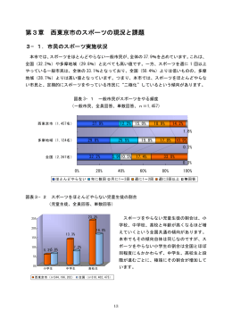 第3章 西東京市のスポーツの現況と課題（PDF：151KB）