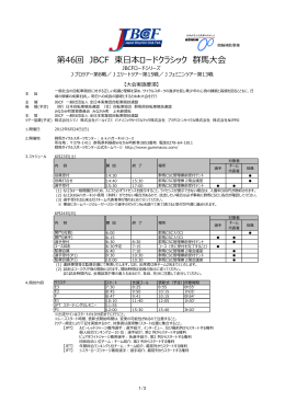第46回 JBCF 東日本ロードクラシック 群馬大会