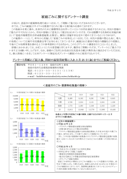 アンケート調査票(PDF文書)