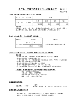 子ども・子育て応援センターの稼働状況