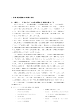 横須賀平成の杜構想 資料・報告書0.目次 1. 背景目的