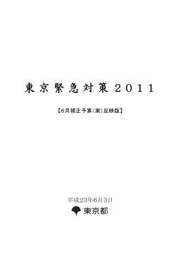 東 京 緊 急 対 策 2011