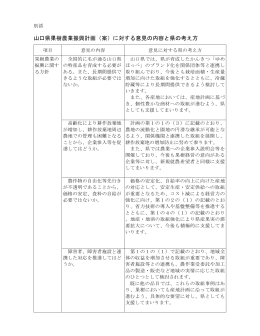 意見及び県の考え方 (PDF : 143KB)