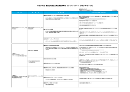 平成24年度 関西広域連合広域産業振興事業 クォータリーレポート 【平成
