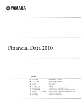 Financial Data 2010