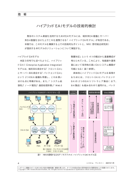 ハイブリッドEAI モデルの技術的検討 - Nomura Research Institute