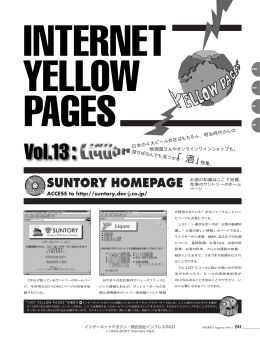 INTERNET YELLOWPAGES Volume 13