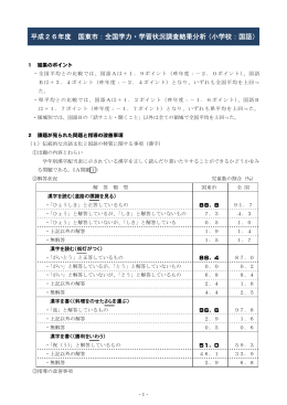 【全国学力・学習状況調査】 [PDFファイル／195KB]