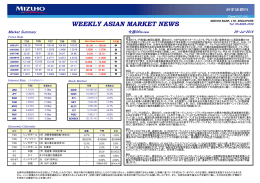 Weekly Asia Market News (J) 160729