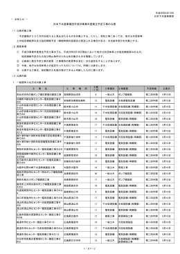 日本下水道事業団平成28事業年度発注予定工事の公表 1 / 8 ﾍﾟｰｼﾞ