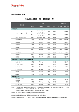 病理関連製品の第一種特定製品一覧 - Thermo Fisher Scientific