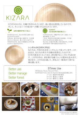 KIZARAの商品説明PDF