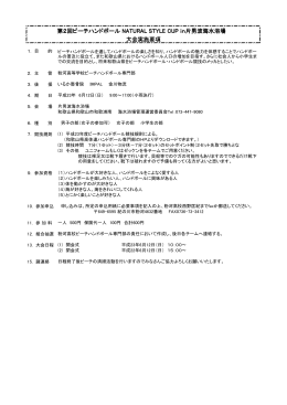 第2回ビーチハンドボール NATURAL STYLE CUP in片男波海水浴場
