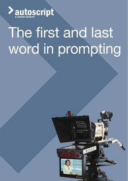 The first and last word in prompting