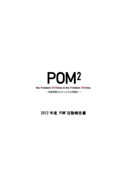 2012 年度 POM 2 活動報告書