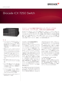 Brocade ICX 7250 Switch