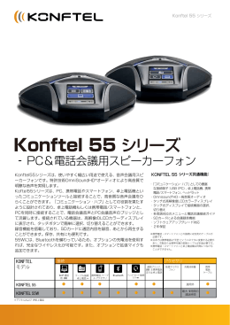 Konftel 55 シリーズ - エッジテックジャパン株式会社