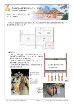 【木工事】玄関の建方 様式:
