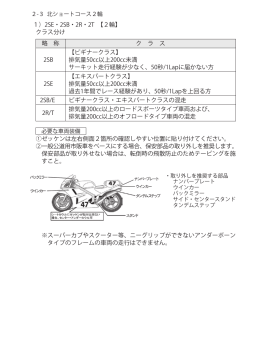 2輪車両規定はこちら（PDF）