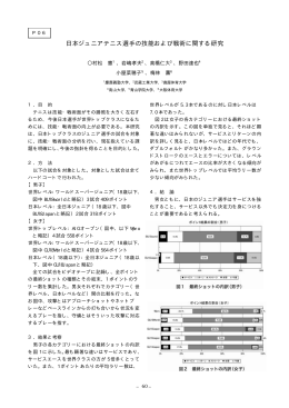 日本ジュニアテニス選手の技能および戦術に関する研究