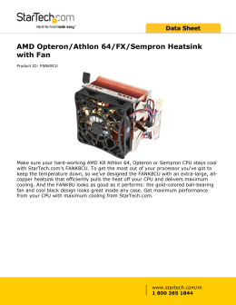 AMD Opteron/Athlon 64/FX/Sempron Heatsink with