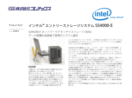 インテル® エントリーストレージシステム SS4000-E