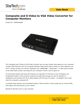 COMP2VGAGB This Composite and S-Video to VGA