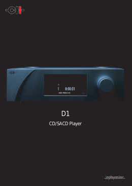 CD/SACD Player