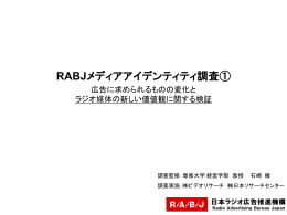 ラジオとインターネットの相似性の検証