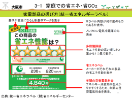 家庭での省エネ・省CO2（後半）（ppt 9.6MB）