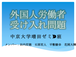 日本の外国人労働者の性質