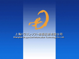 Slide 1 - 上海龙软信息技术有限公司