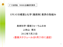 ファイルをダウンロード - 臭素科学・環境フォーラム（BSEF）
