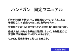 ハンドガン同定マニュアル