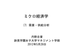 価格は限界費用に等しい