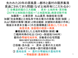 高率小作料をなぜ問題にするのか。