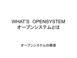 発注者 - オープンシステム