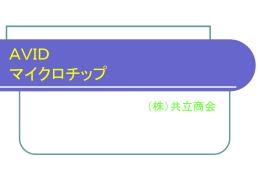 マイクロチップの資料(Microsoft PowerPoint形式ファイル())