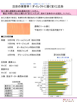 注目の保管率！ダイレクトに届く宝くじ広告