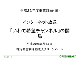 インターネット放送
