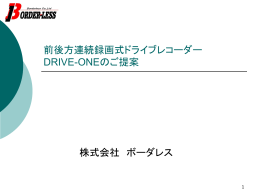 タクシー・車両向け車載カメラ