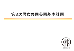 第3次男女共同参画基本計画