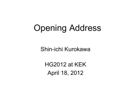 Opening Address