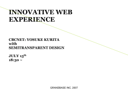 SEMITRANSPARENT DESIGN