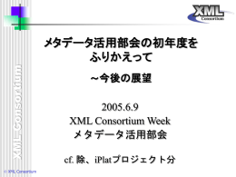 メタデータ活用部会紹介資料