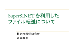 江本雅彦（NIFS）