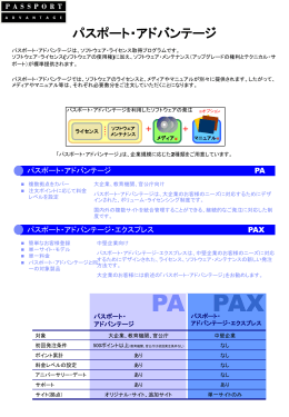 パスポート・アドバンテージ
