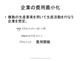 労働需要と市場均衡