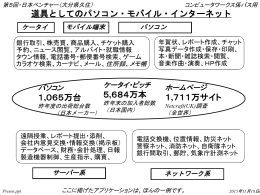 パソコン・モバイル・インターネット