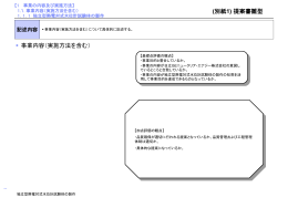 提案書雛形 (PPT形式、266kバイト)